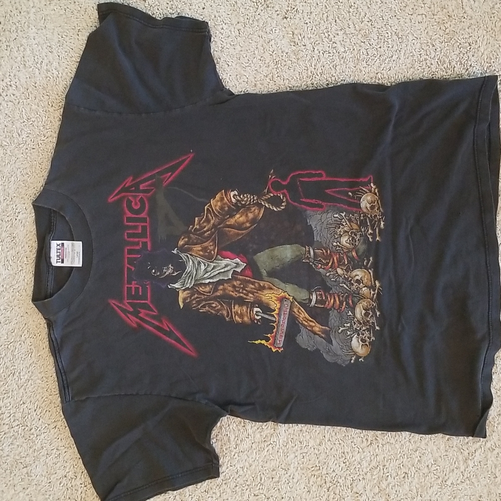 Retro Metallica - Mens tshirt, black, Size L